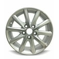 thumbnail image 1 of For 2004-2008 Toyota Solara 16 Inch Machined Face Silver Rim - OE Direct Replacement - Road Ready Car Wheel, 1 of 7