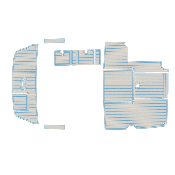 For 2004-2009 Sea Ray 240 Sunsport EVA Foam Boat Decking Mat – Non-Slip, Self-Adhesive, Comfortable & Easy-to-Install