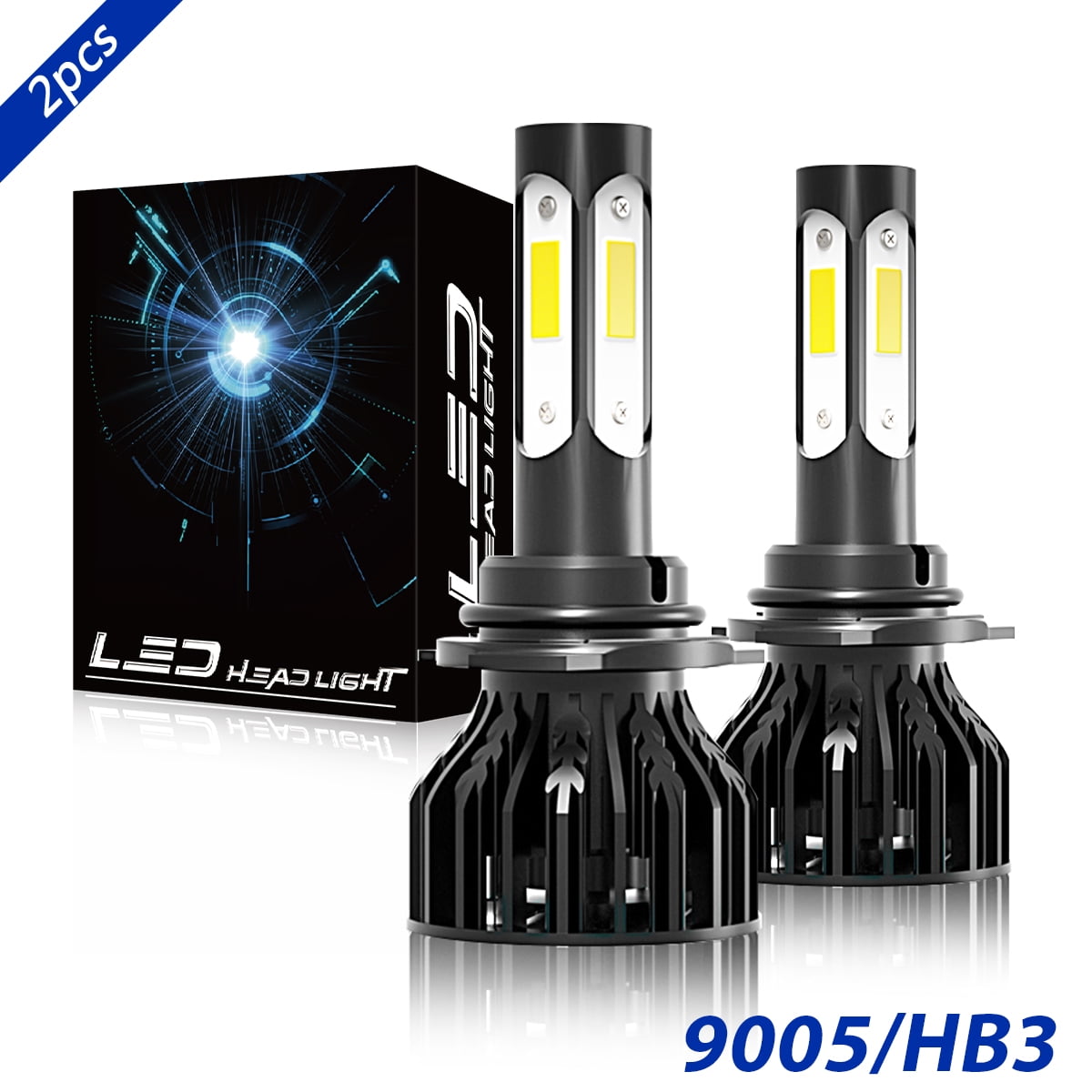 For 2004-2010 Infiniti QX56 LED Headlight Bulbs High Beam 6000K White 2pcs