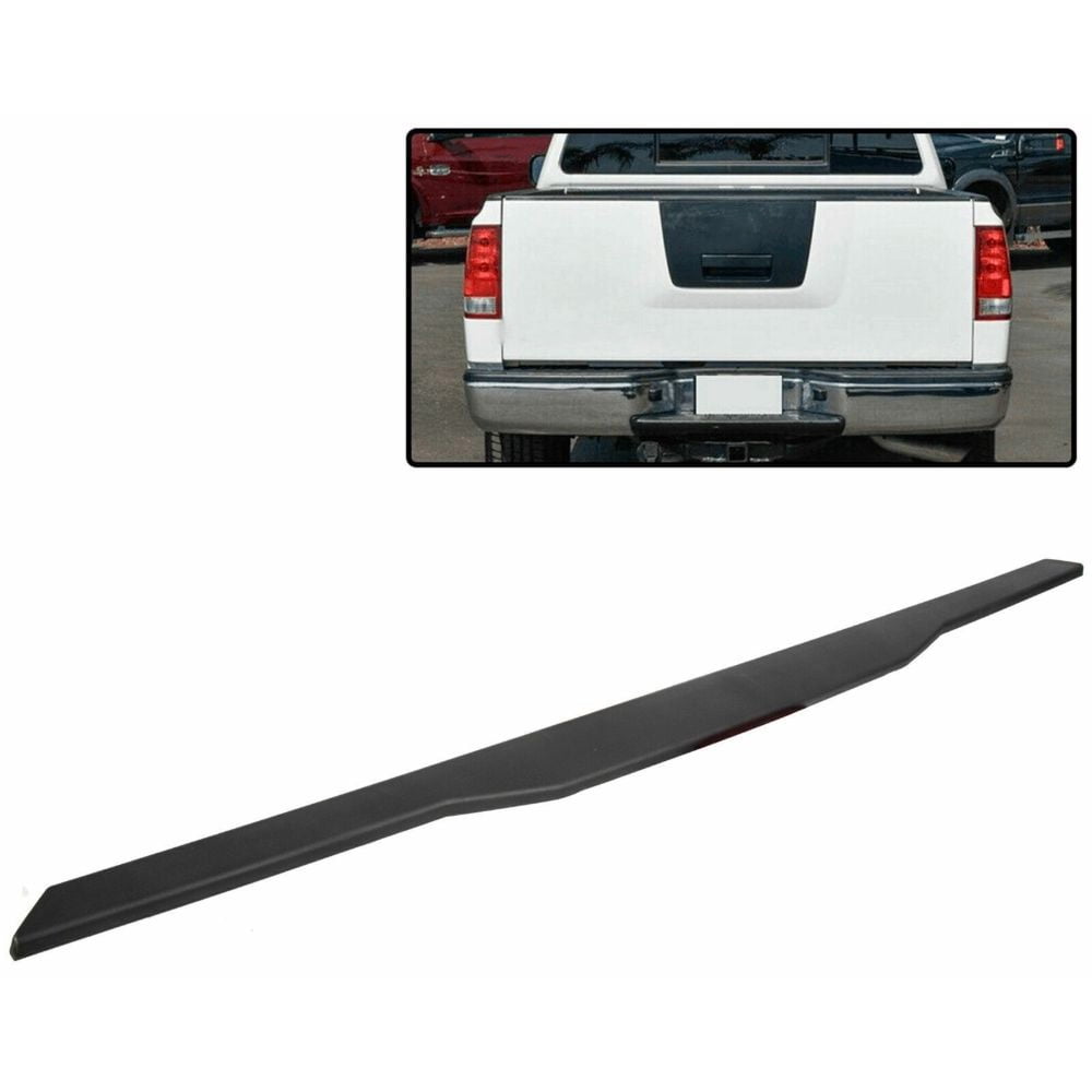 For 2004-2011 Nissan Titan Tailgate Cap Top Spoiler Cover Trim Molding ABS Black