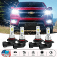 thumbnail image 1 of For 2004-2012 Chevy Colorado GMC Canyon 4x LED Headlight Bulb Hi Low Beam Kit CL, 1 of 6