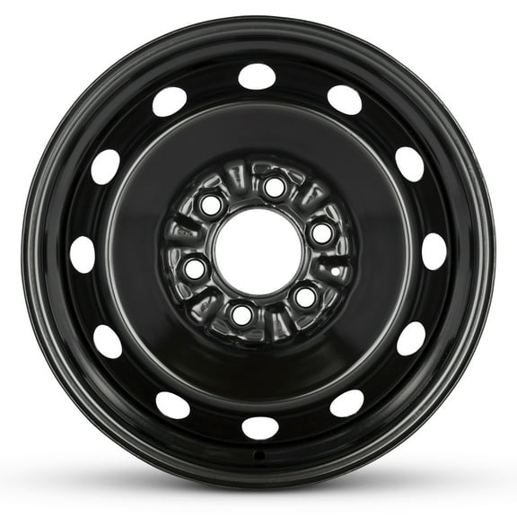 For 2004-2024 Ford F150 17 Inch Painted Black Steel - New OEM Rim - Road Ready Car Wheel