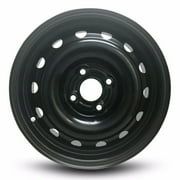 For 2004 Chevrolet Aveo 14 Inch Painted Black Rim - OE Direct Replacement - Road Ready Car Wheel
