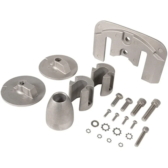 For 2004+ Mercruiser Bravo 3 III Drives Sterndrives Replace for CMBRAVO3KITA, 888761Q02, 888761Q04 Complete Aluminum Anode Kit