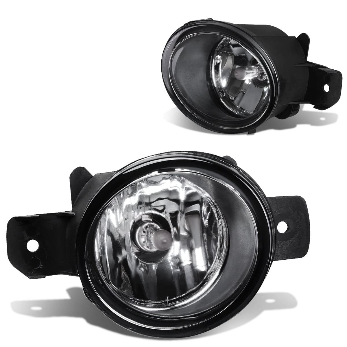 For 2004 to 2019 Infiniti G37 JX35 M35 M45 Q60 QX60 Altima Sentra Rogue Pair of Clear Lens Front Bumper Driving Fog Lights 15 16