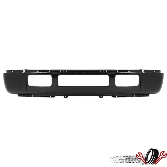 For 2005-2007 06 Ford F-250 F-350 Super Duty Steel Black Front Bumper FO1002393