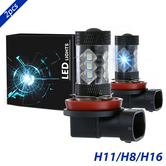 For 2005-2007 Ford Freestyle LED Fog Light Bulbs Replacement 8000K Blue Lamp 2pcs
