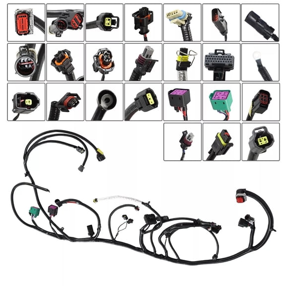 For 2005-2007 Ford Super Duty Diesel Engine Wiring Harness 6.0L 5C3Z-12B637-BA OE5C3Z-12B637-BA