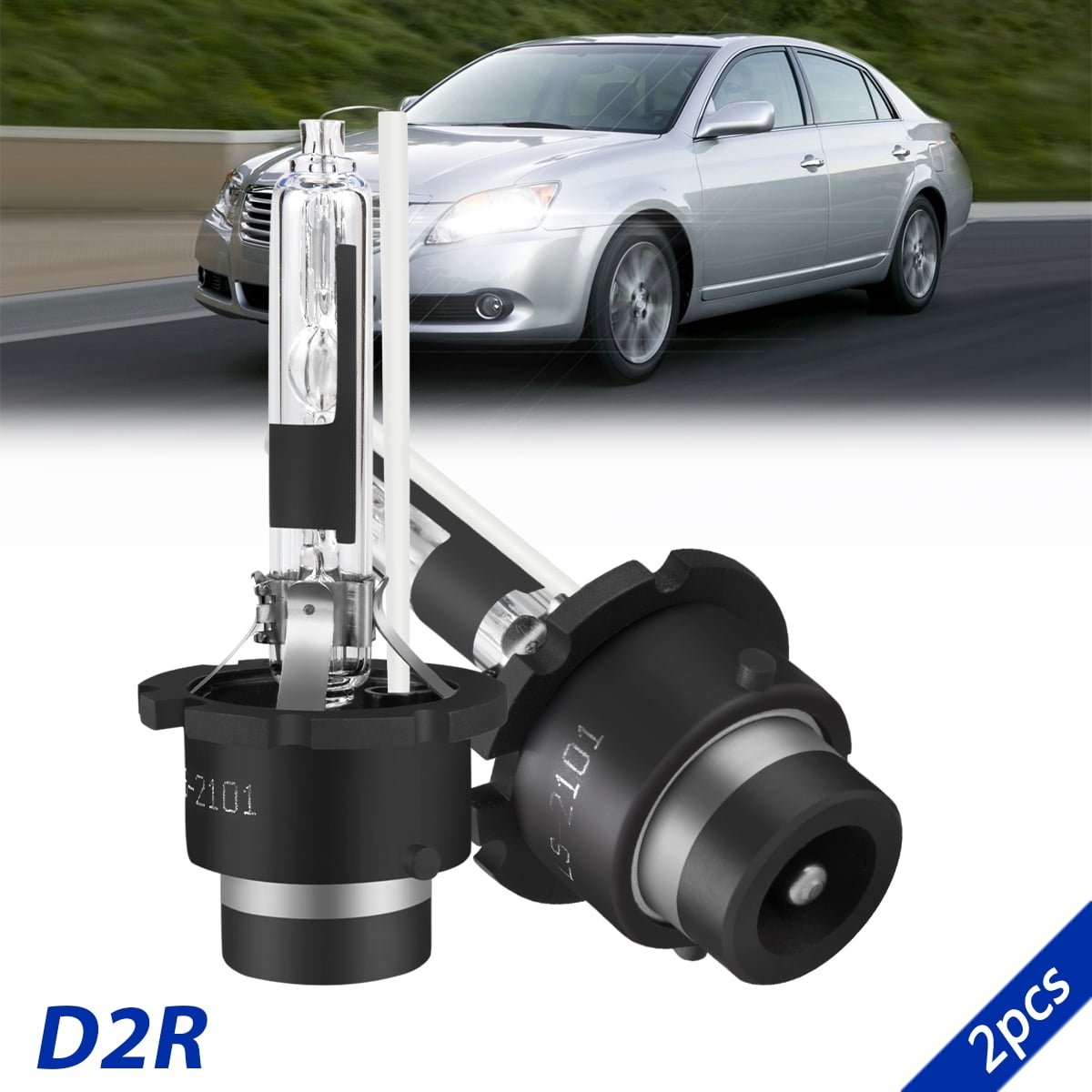 For 2005-2007 Toyota Avalon Low Beam HID Headlight Bulbs 6000K White Xenon Replacement