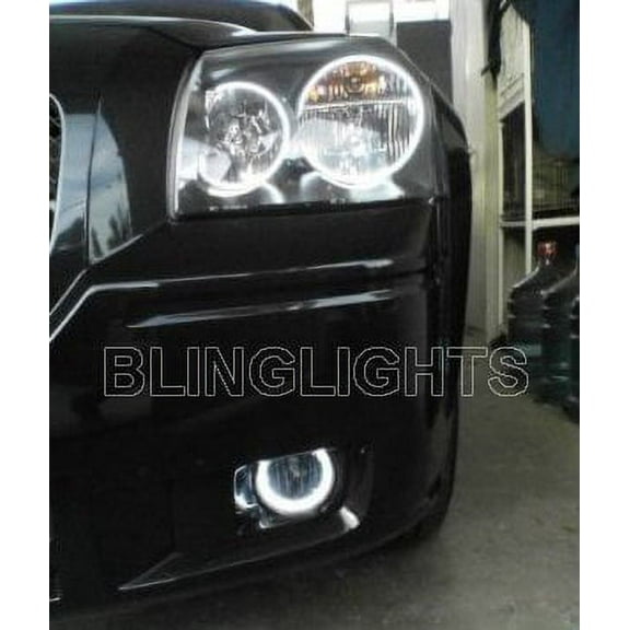 For 2005-2008 Dodge Magnum Halo Fog Lamp Driving Light Kit Angel Eyes