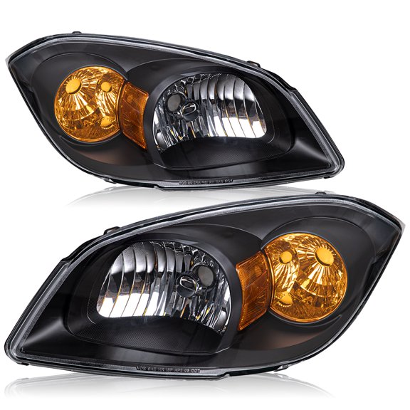 For 2005-2010 Chevy Cobalt 07-09 Pontiac G5 Chrome Left&Right Pair Headlights