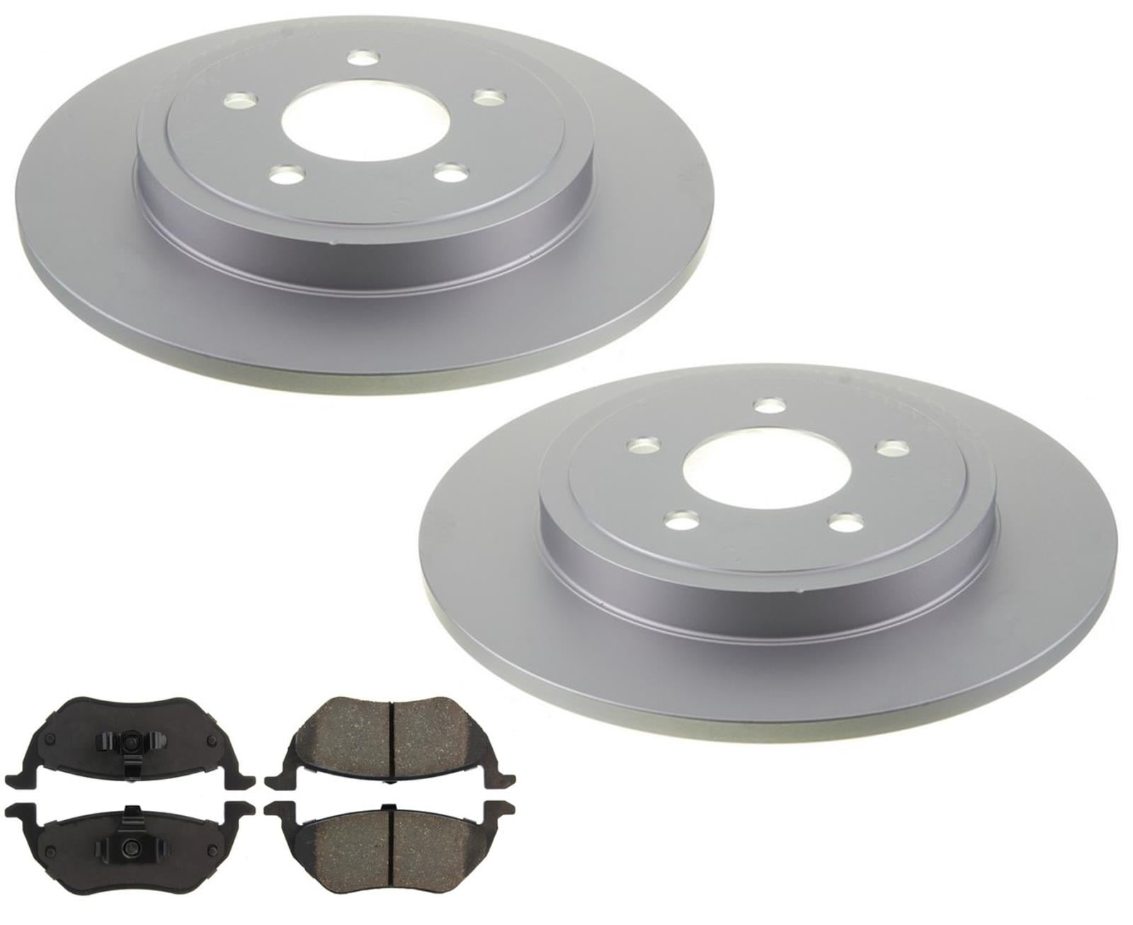 For 20052010 Ford Escape Rear Brake Rotors & Ceramic Pads With Rear