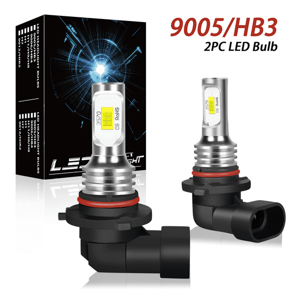 For 2005-2010 Honda Odyssey LED Headlights Bulb High/Low Beam 9005 HB3 2pcs