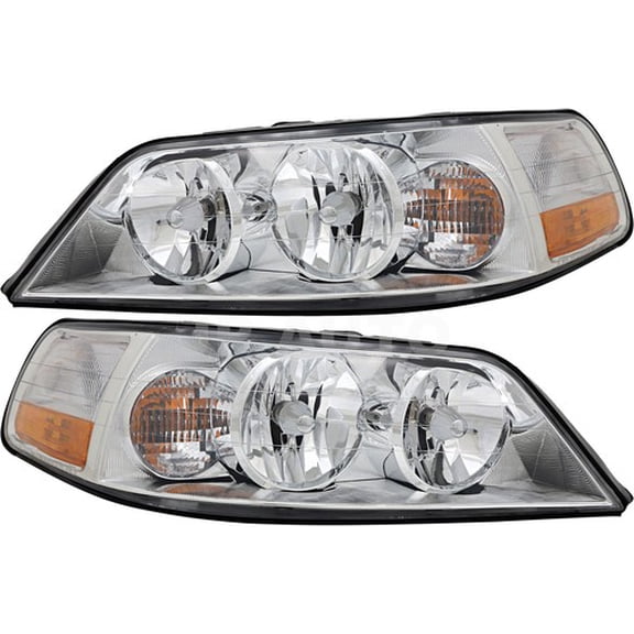 For 2005-2011 Lincoln Town Car Headlight Halogen Set Driver and Passenger Side