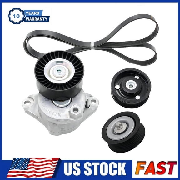 For 2005-2011 Mercedes-Benz Engine Drive Belt Tensioner Idler Pulley Serpentine Belt