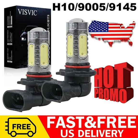 For 2005-2013 C6 Corvette Brightest Available LED Fog Lights (Brighter Than HID)