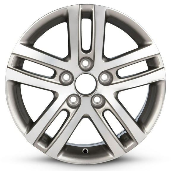 Wheel Rim for 2005-2014 Volkswagen Jetta 16 in Silver Aluminum Rim Direct Fit