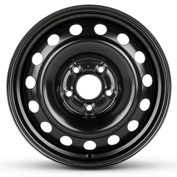 For 2005-2015 Mazda 5 16 Inch Painted Black Rim - OE Direct Replacement - Road Ready Car Wheel