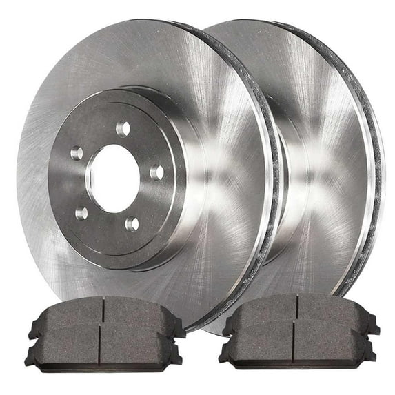 For 2005-2018 Chrysler 300 2006-2018 Dodge Charger Front Rotors and Ceramic Pads