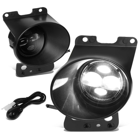 DNA Motoring For 05-08 Ford F150 LED Projector Driving Fog Light Lamps Smoked W/ Bezel+Switch+Wiring