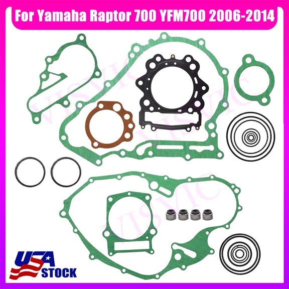 For 2006-14 Yamaha Raptor 700 Bottom End Motor Engine Cases Gasket Kit