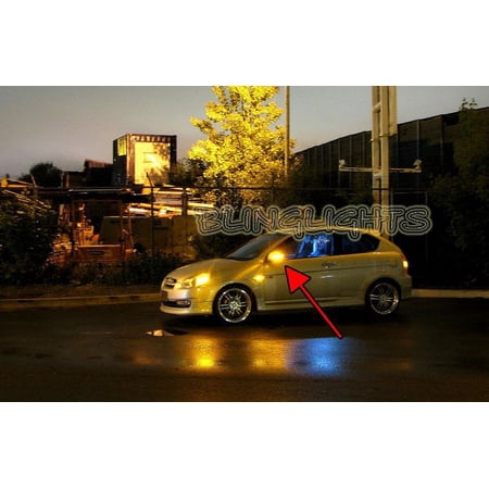 For 2006 2007 2008 2009 2010 2011 Hyundai Accent LED Side Mirrors Turnsignals Lights Turn Signals Lamps