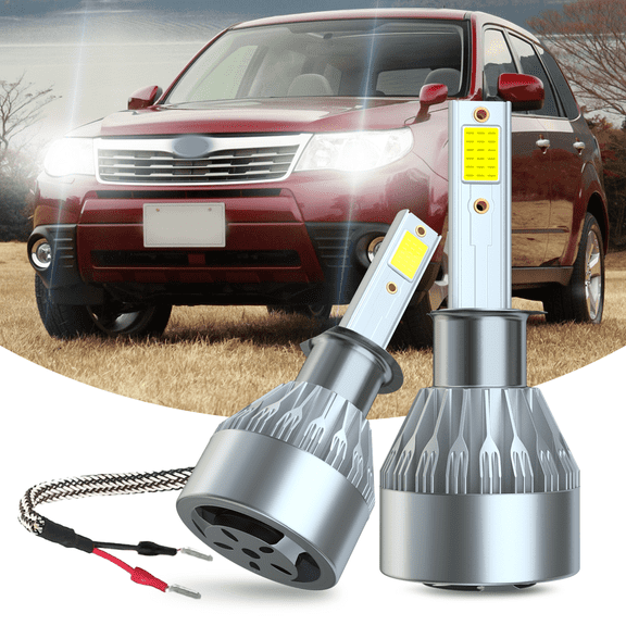 For 2006 2007 2008 Subaru Forester LED Headlight Low Beam Bulbs Cool White 6000K