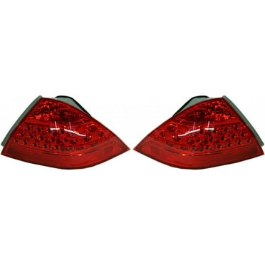 For 2006-2007 Honda Accord Pair Rear Tail Lights Driver and Passenger Side Assembly Unit Sedan HO2818130 HO2819130 | 33551-SDA-A32 33501-SDA-A32