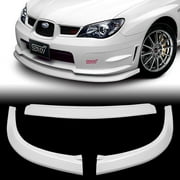 للفترة 2006-2007 Subaru Impreza WRX STi S204 مطلي باللون الأبيض الأمامي Bumper Spoiler Lip