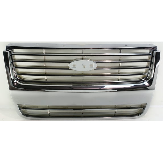 For 2006-2008 Explorer Grille Assembly Chrome Plastic Performance