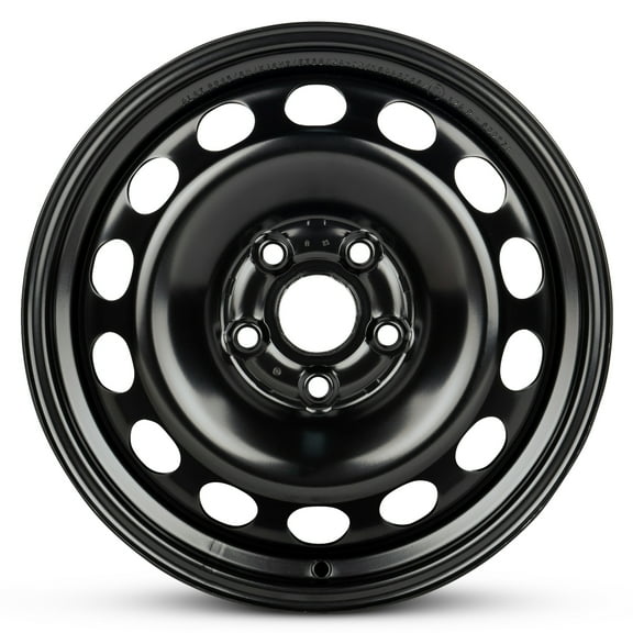 For 2006-2010 Volkswagen Passat 16 Inch Painted Black Rim - OE Direct Replacement - Road Ready Car Wheel