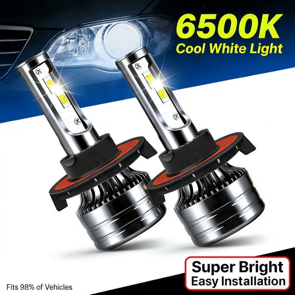 For 2006-2011 Chevy HHR 2007 2008 2009 2010 High Low Beam 9008/H13 LED Headlight Bulbs 2pcs