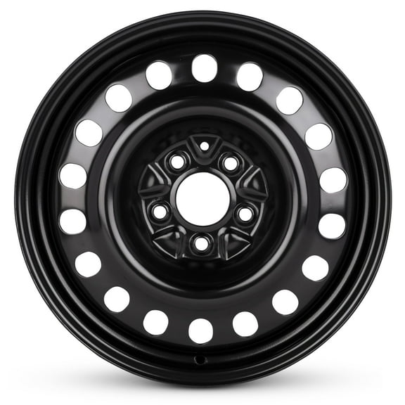 For 2006-2011 Mercury Milan 17 Inch Painted Black Steel Rim - OE Direct Replacement - Road Ready Car Wheel