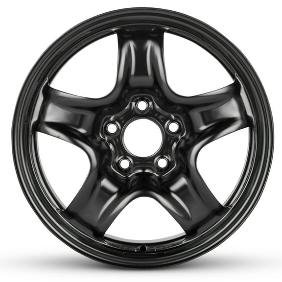 For 2007-2008 Chevrolet Cobalt 16 Inch Painted Black Rim - OE Direct Replacement - Road Ready Car Wheel