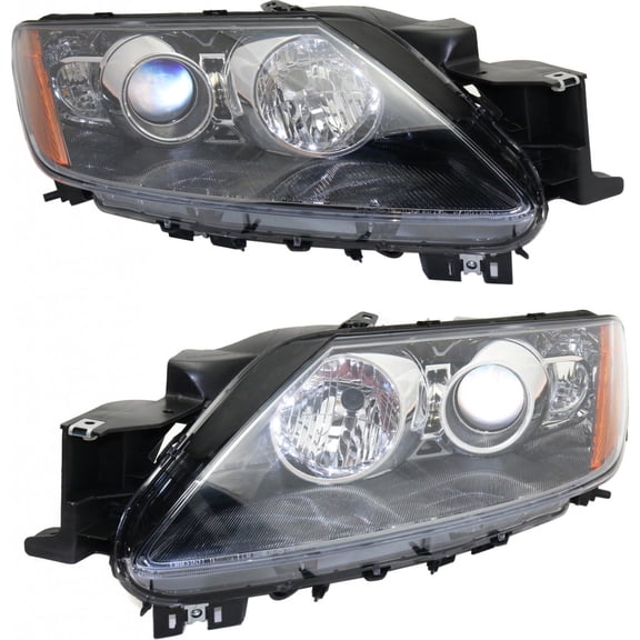 For 2007-2008 Mazda CX-7 Headlight Driver and Passenger Side DOT Certified w/ Bulbs MA2502141 MA2503141