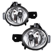 For 2007-2010 BMW E70 X5 X3 Fog Lights Clear Lens Replacement Lamps Pair w/Blubs