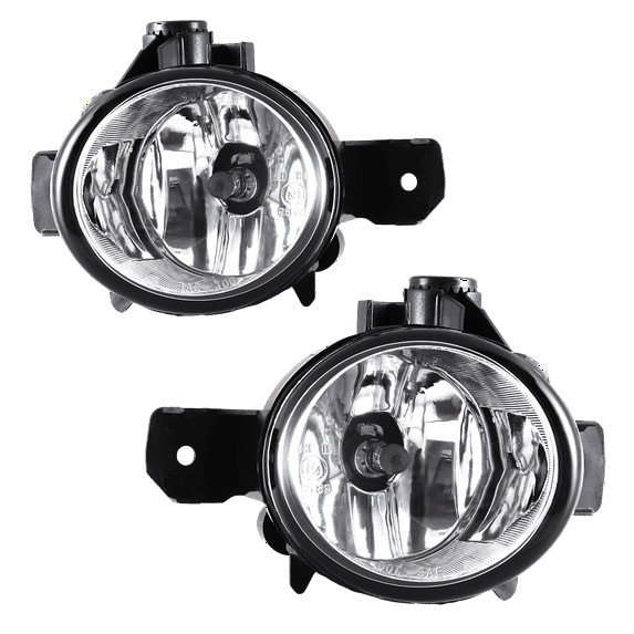 For 2007-2010 BMW E70 X5 X3 Fog Lights Clear Lens Replacement Lamps Pair w/Blubs