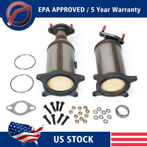 NEW 2Pcs Front & Rear Catalytic Converter for Ford Edge 3.5L 2007 2008 2009 2010