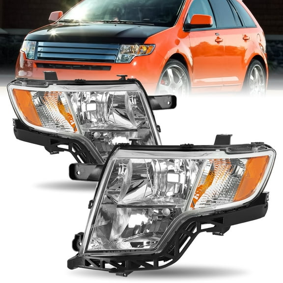 For 2007-2010 Ford Edge SE SEL Headlight Headlamp Pair Left+Right