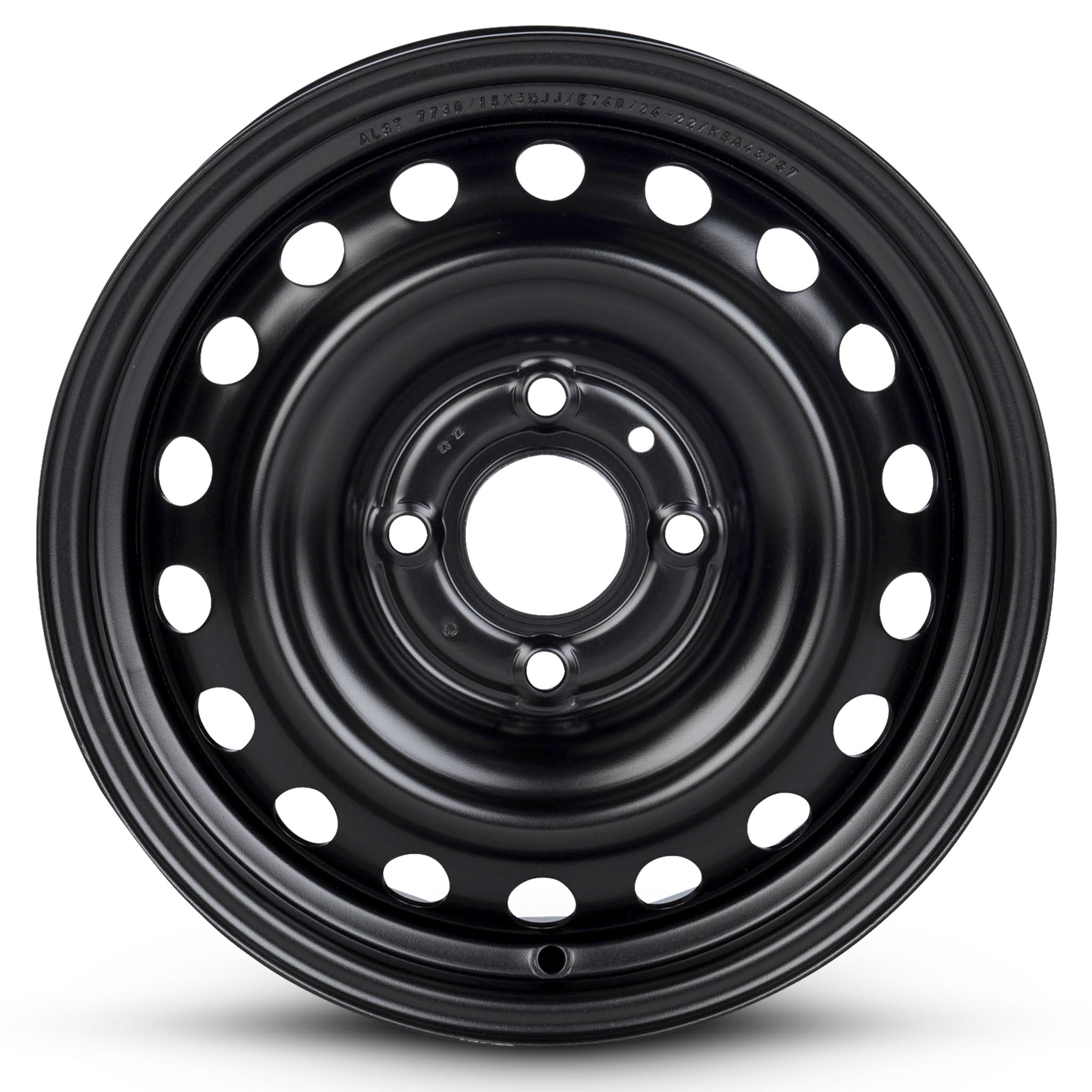 ROAD READY WHEELS For 2007-2011 Nissan Versa 15 Inch Painted Black Rim - OE Direct Replacement - Road Ready Car Wheel