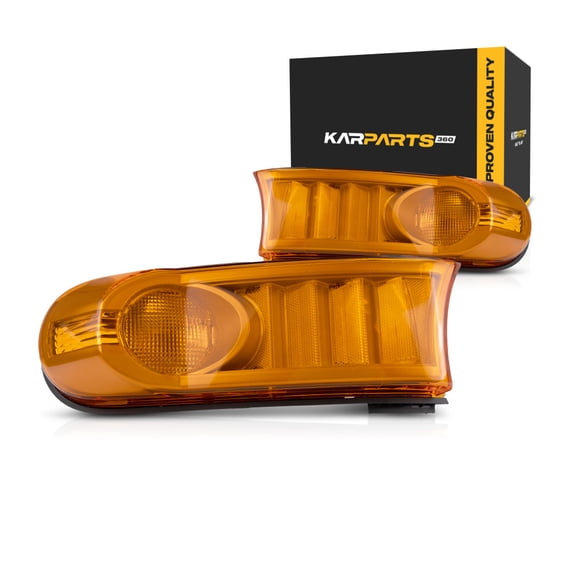 For 2007-2011 Toyota FJ Cruiser Pair Driver and Passenger Side Turn Signal Light Lens and Housing Only TO2530149 TO2531149 | 81171-35440 81131-35460
