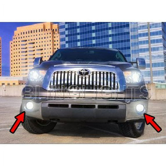 For 2007-2011 Toyota Tundra Bright White Replacement Light Bulbs for OEM Fog Lamps Driving Lights