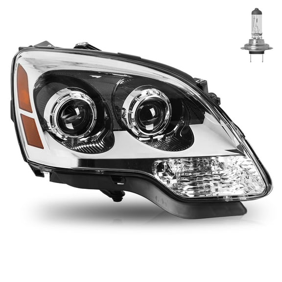 For 2007-2012 GMC Acadia Projector Halogen Headlight Headlamp RH Passenger Side
