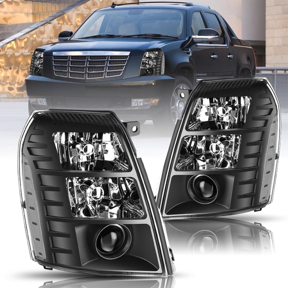 For 2007-2014 Cadillac Escalade HID Projector w/Ballast&Bulbs Headlight LH+RH