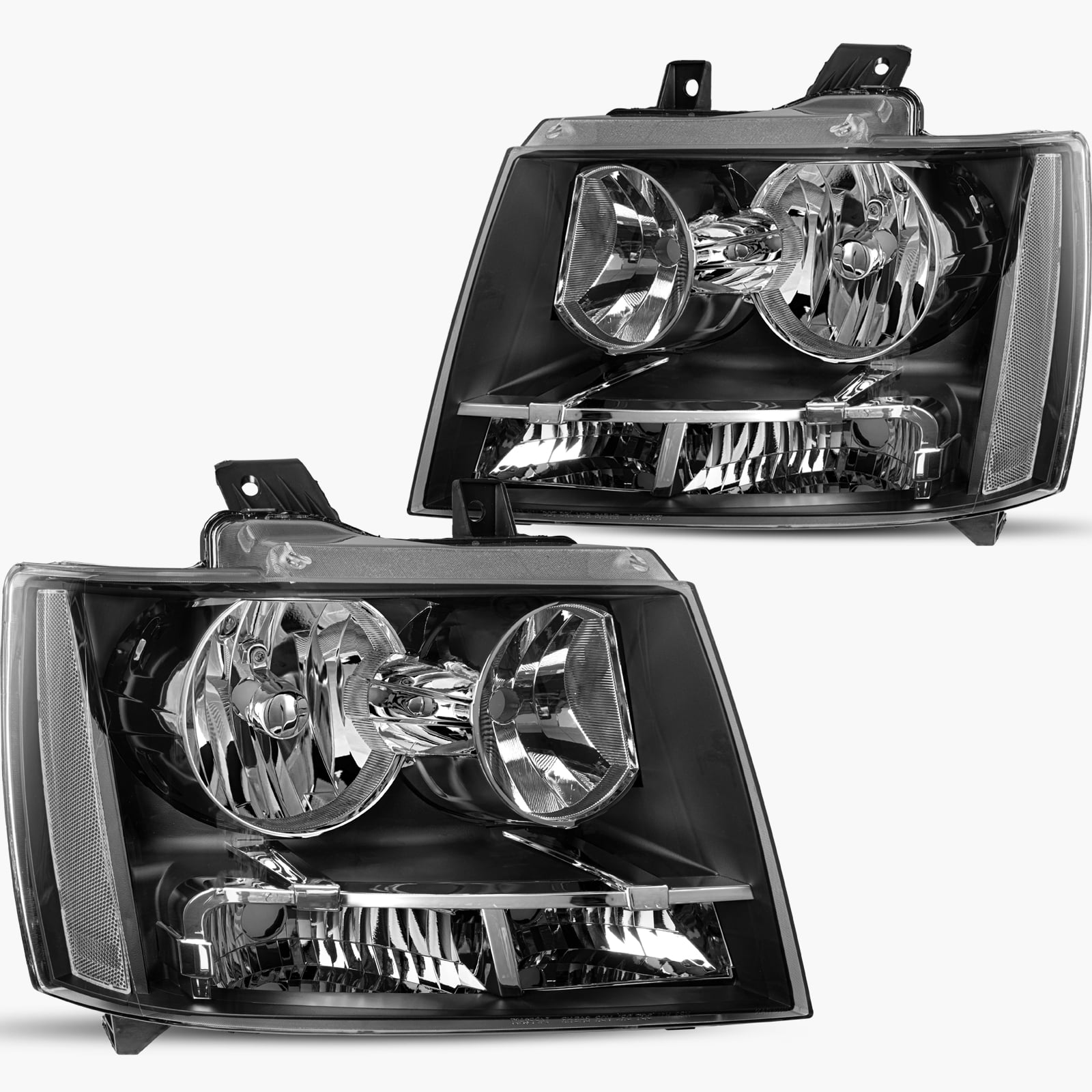 Headlight Assembly For 07-14 Chevy Tahoe Surburban Avalanche Black Nova  Series Projector Headlights Headlights For Chevrolet Tahoe