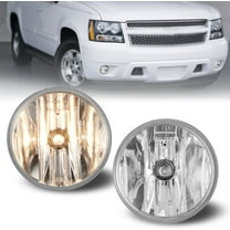 For 2007-2014 Chevy Tahoe Avalanche Suburban GMC Clear Fog Lights Lamps w/Bulb