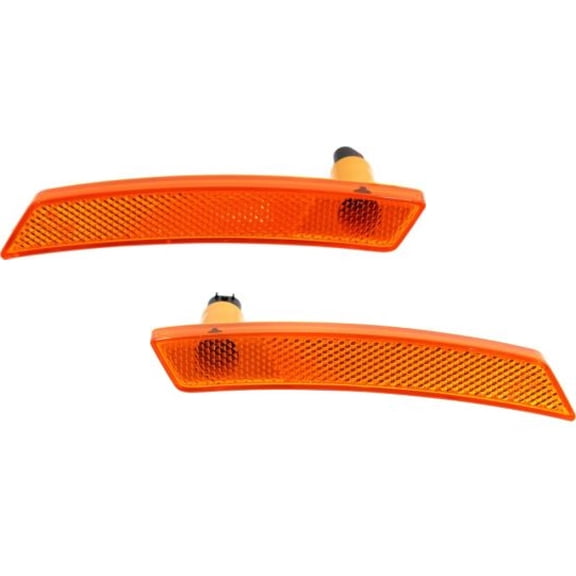 For 2007-2015 Cooper Marker Front Amber Plastic SET PAIR