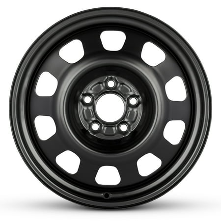 For 2007-2017 Jeep Compass 17 Inch Painted Black Steel - New OEM Rim - Road Ready Car Wheel