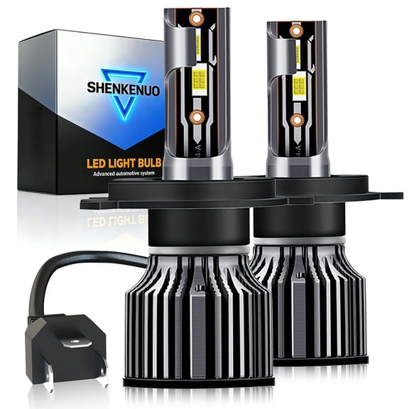 For 2007-2019 Nissan Versa LED Headlight Bulbs 9003/H4 High/Low Beam 6500K White 2pack