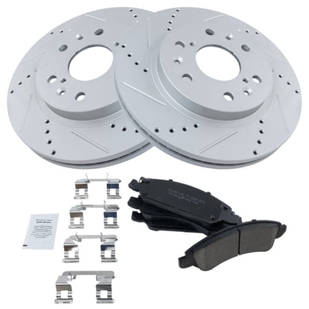 For 2007-2020 Cadillac Chevrolet GMC Brake Rotor & Ceramic Pad Front Kit w/s